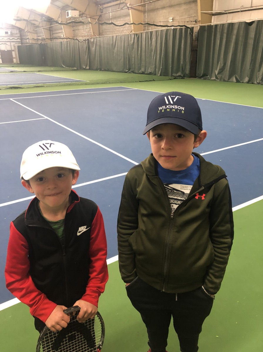 kids at tennis court kids at tennis court