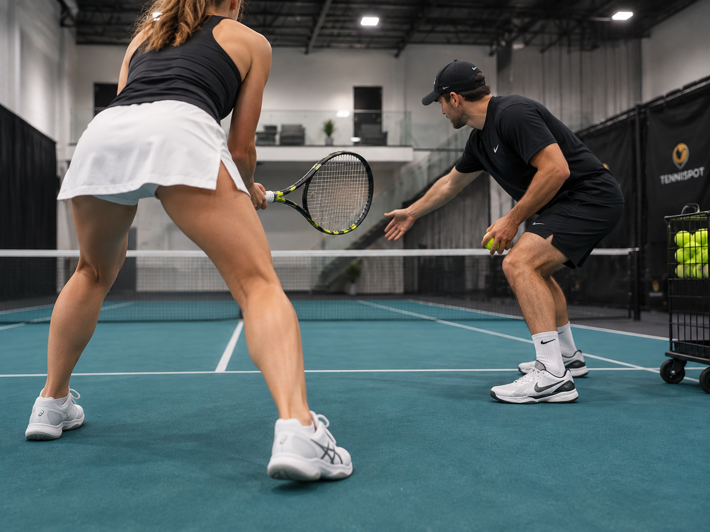 private tennis lesson with woman private tennis lesson with woman